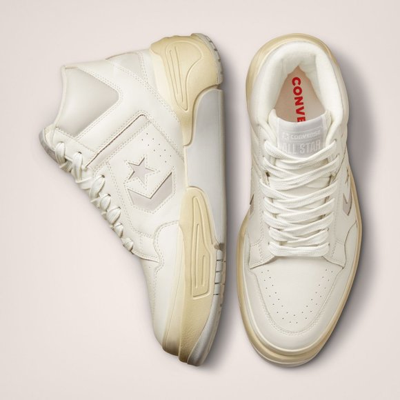 NIB Converse Weapon CX Mid Vintage white Antarctica Egret 171557C US Mens 12/13 - Picture 3 of 9